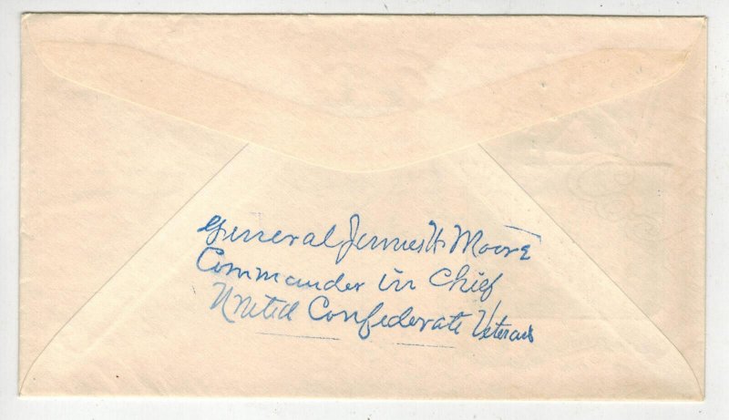 998 UNITED CONFEDERATE VETS CIVIL WAR UNUSUAL UCV GENERAL JERMIAH MOORE TEXT 