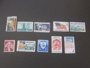 United States 1958 Sc 1122,4,31-33,38,50-1,7-8 sets(10) FU 