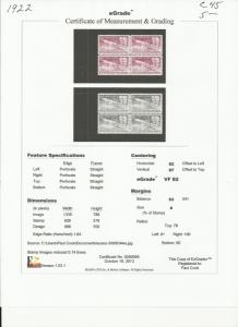 # C45 MINT NEVER HINGED WRIGHT BROTHERS VF+