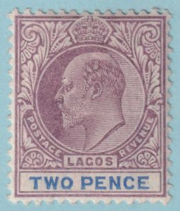 LAGOS 52a  MINT HINGED OG * CHALKY PAPER - NO FAULTS VERY FINE! - PKA