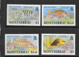 FISH - MONTSERRAT #1063-6  MNH