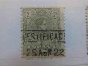 Spain España Spain 1917-21 Medallion 2c fine used A5P6F339-