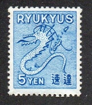 Ryukyu Islands E5 Mint hinged