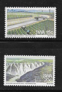 South West Africa 1976 Water and Electricity Supply Sc 396-397 MNH A2634