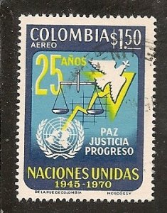 Colombia   Scott   C531  UN Anniversary     Used