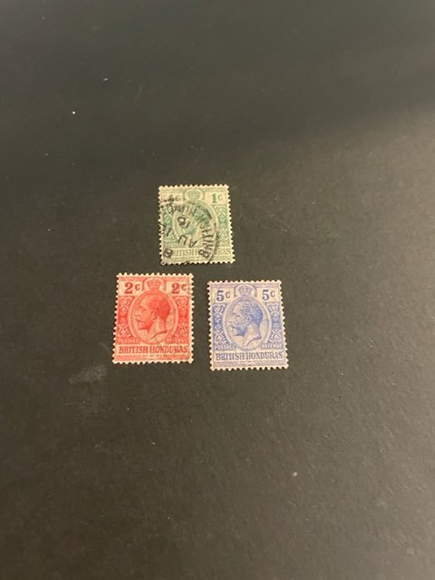 British Honduras sc 85-87 uhr comp set