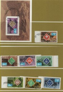 Thematic Stamps - GRENADA GREN 1975 SCOUTS SET 7 PLUS M/S used