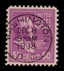 United States #831 used first day cancel