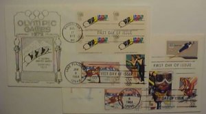 US  OLYMPICS  1980 , 1984 FDC ALSO 1972 , 1984 FDC