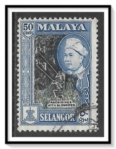 Selangor #109 Sultan & Aborigines Used