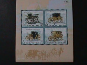 ​THAILAND-2009 SC#2443-6 LOVELY ROYAL CARRIAGES MNH SHEET WE SHIP TO WORLDWIDE