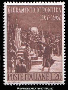 Italy Scott 971 Mint never hinged.
