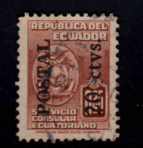 Ecuador Scott 548 used surcharged stamp