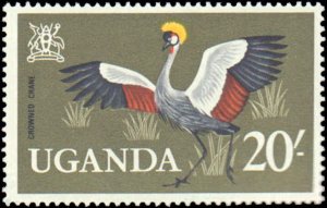 Uganda  #97-110, Complete Set(14), 1965, Birds, Hinged