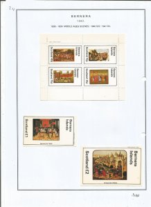 BERNERA -1982 - Middle Ages Scenes - Mint Light Hinged - Private Issue