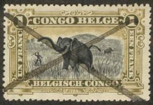 Belgian Congo 55 Used VF