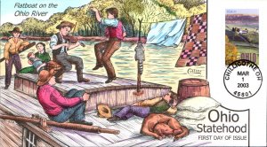 #3773 Ohio Statehood Collins FDC 