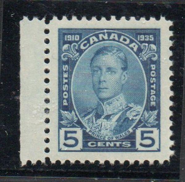 Canada Sc 214 1934 5c Prince of Wales stamp mint NH