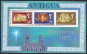 ANTIGUA - 1972 CHRISTMAS - MIN. SHEET MINT NH