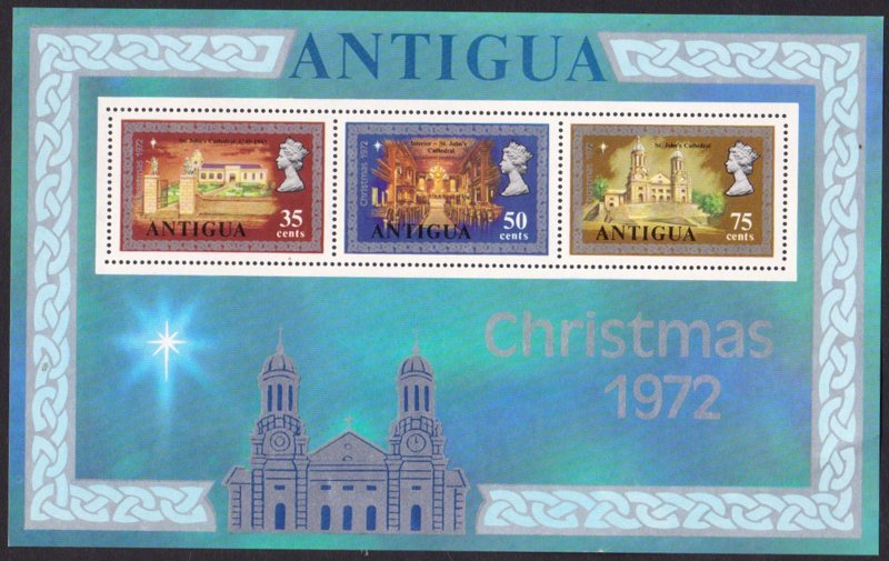 ANTIGUA - 1972 CHRISTMAS - MIN. SHEET MINT NH