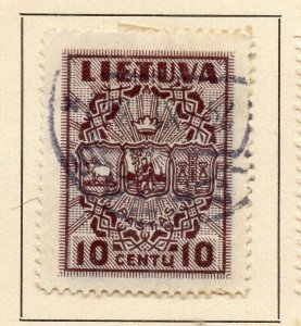 Lithuania 1934 Early Issue Fine Used 10c. 232073