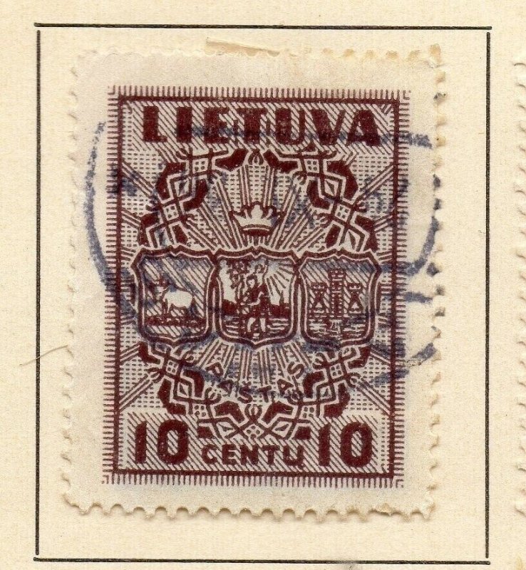 Lithuania 1934 Early Issue Fine Used 10c. 232073