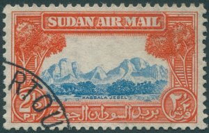 Sudan 1950 2½ light blue & red-orange SG116 used