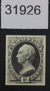 US STAMPS #162p4 PROOF ON CARD  LOT #31926