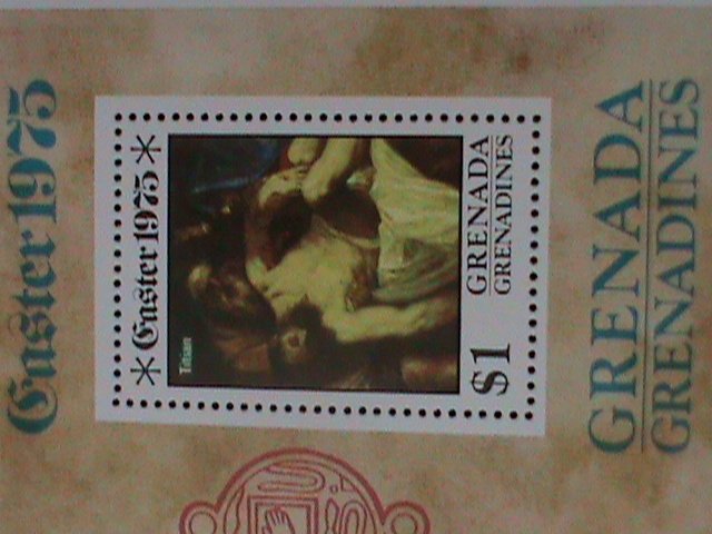 ​GRENADINES OF GRENADA-1975-SC#66 EASTER'75 SHEET MNH S/S VERY FINE