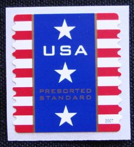 US #4157 MNH Coil Single, Patriotic Banner SCV $.20 