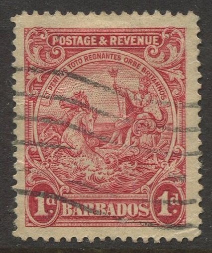 STAMP STATION PERTH Barbados #167 Seal Of The Colony Issue Used Wmk 4 -1925-34