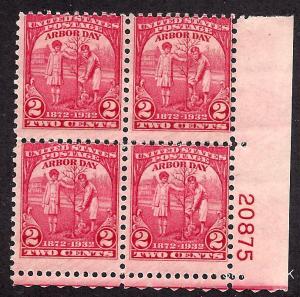 717 Mint,OG,NH... Plate Block of 4... SCV $7.00