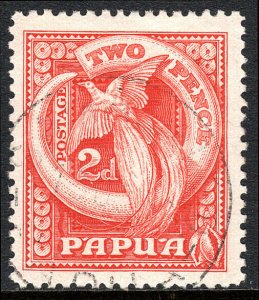 Papua New Guinea 97, Used. Bird of Paradise and Boar's Tusk, 1932 