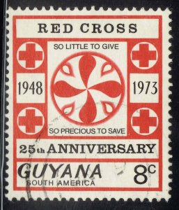 Guyana ~ #180 ~ Red Cross ~ Used