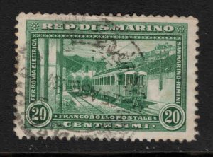 San Marino Scott 139 Used Electric Train stamp