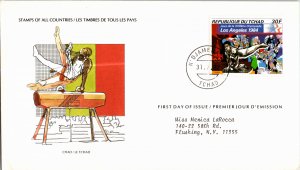 Chad, Worldwide First Day Cover, Olympics