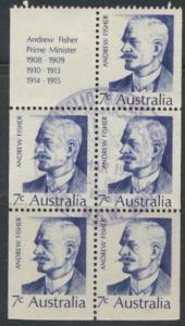 Australia SG 505a Booklet pane with one label Fine Used 