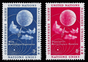 United Nations NY 1957 Sc 49-50 MNH vf