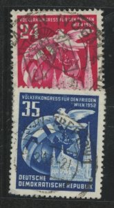 German Democratic Republic (DDR) #118-119 Used Single (Complete Set)