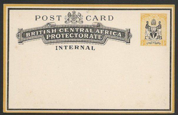 NYASALAND ½d Internal postcard, unused.....................................50233