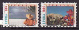 Aruba-Sc#27-8- id5-unused NH set-Tourism-1987-