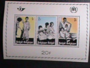 Belgium Stamp:1967,SC# b806 World refugees:- mnh S/S sheet-rare