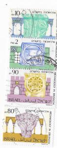 Israel #1017-1020  Archaeology  (U)  CV$4.25