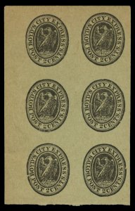 United States, Local Stamps #20L11 Cat$390+ (for singles), 1855 Boyd's City E...