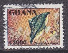 Ghana sc#1839 1995 3000c Fish defin used