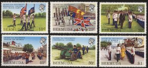 BERMUDA Sc 423-28 VF/MNH - 1978 Bermuda Regiment Issue - Complete Set