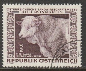 Austria 795, CENTENARY OF THE AGRICULTURAL FAIR, USED. VF. (1302)