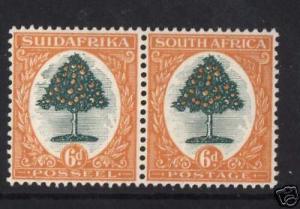South Africa #25 XF/NH Pair