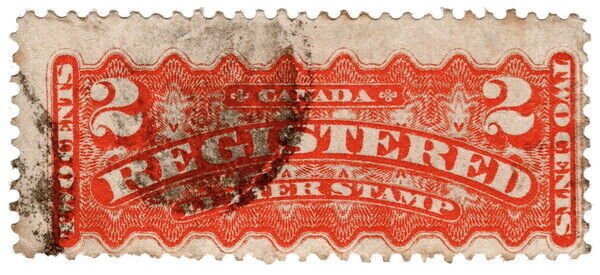 (I.B) Canada Postal : Registered Letter Stamp 2c