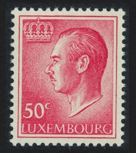 Luxembourg Grand Duke Jean 50c. red Normal paper 1965 MNH SG#758 MI#710x